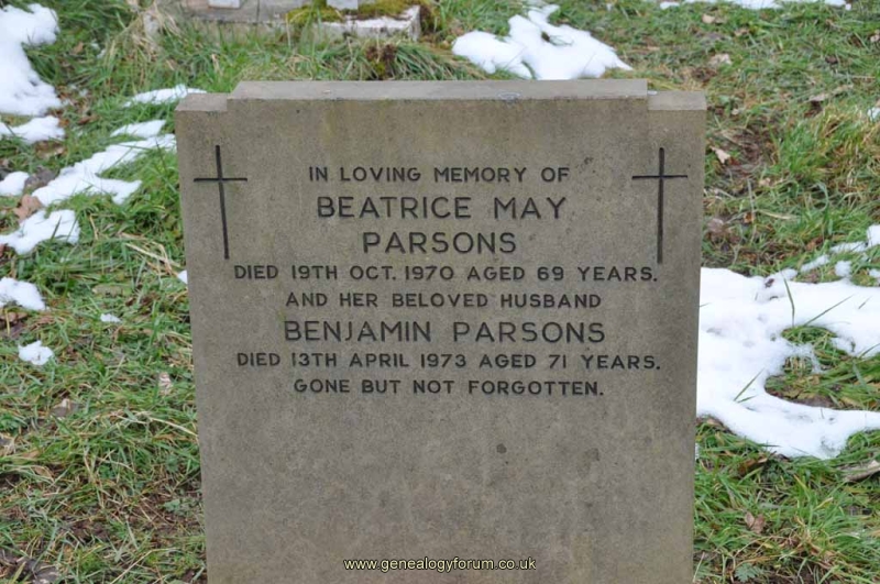 Parsons - Benjamin, Beatrice May