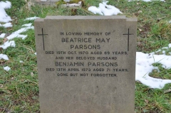 Parsons - Benjamin, Beatrice May