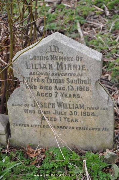 Southall - Lilian Minnie & bro Joseph William (kids of Alfred & Tamar)