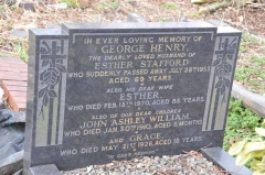 Stafford - George Henry, Esther & kids John Ashley William & Grace