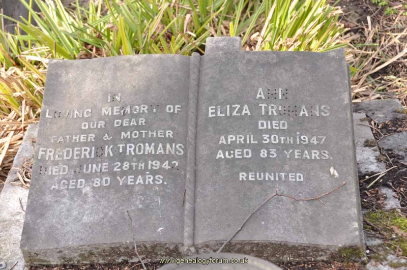 Tromans - Frederick, Ann Elizabeth