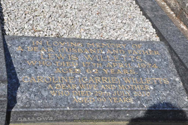 Willetts - Lewis, Caroline (Carrie)