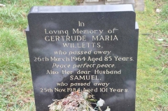 Willetts - Samuel, Gertrude Maria
