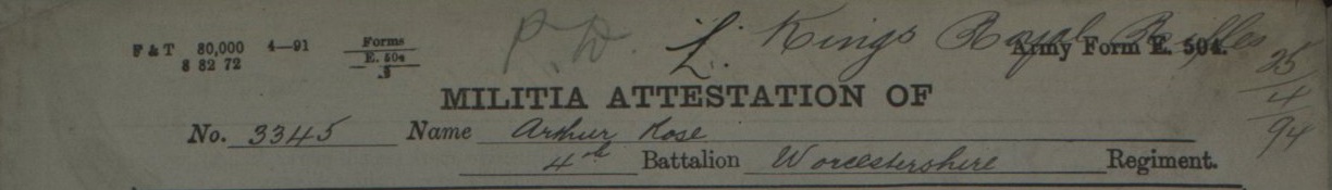 Top of page 1/4 of records for Arthur
