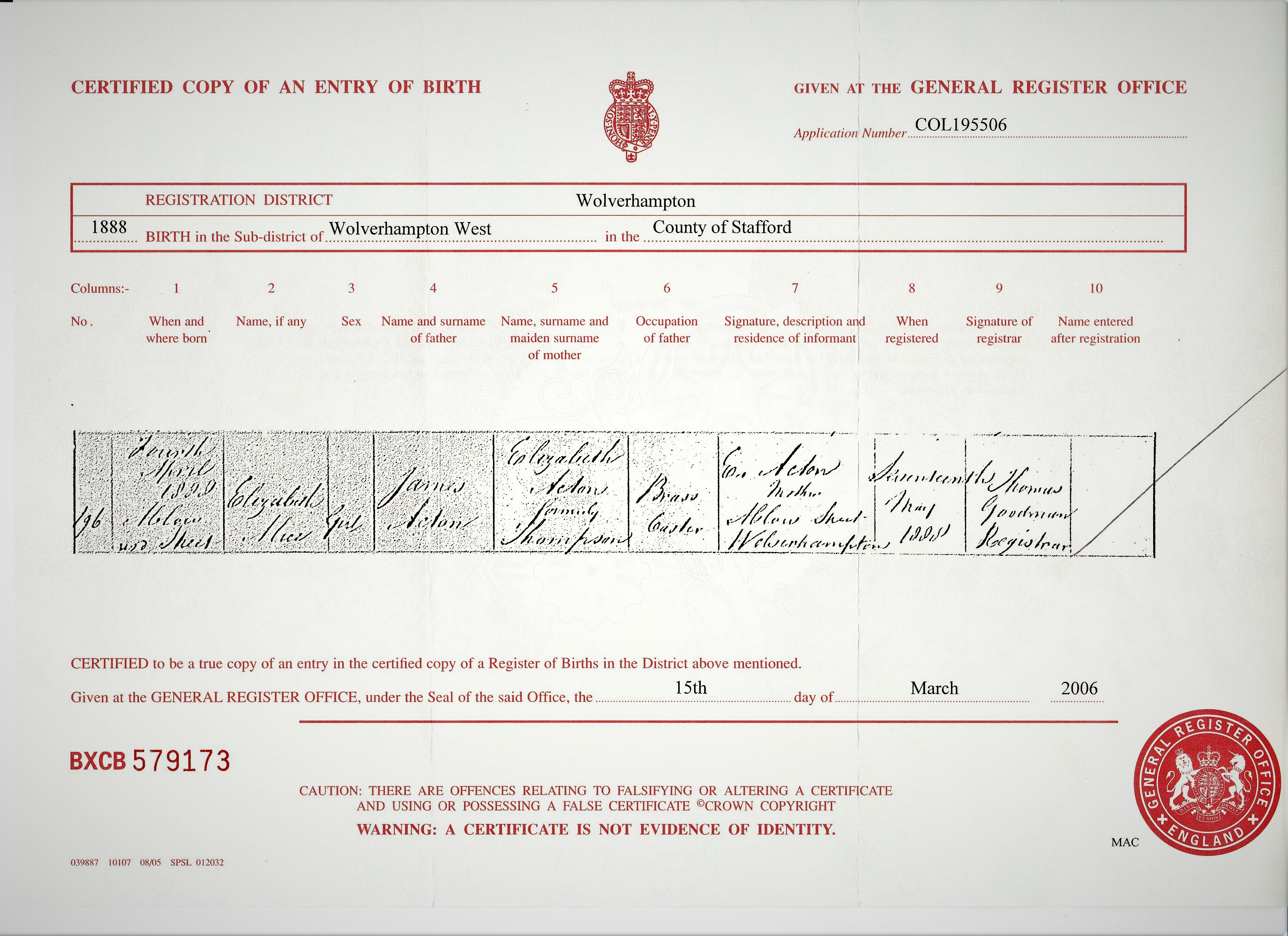 ACTON Elizabeth Alice - Birth Certificate.jpg