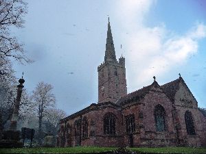 21. The parish church of St John the Baptist, Halesowen, and the Cross S.jpg