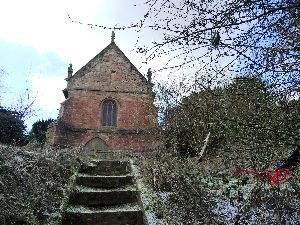 29, View from St Kenelm's Spring back up to the church, with the ribbons in the tree S.jpg