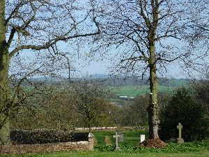 View from St Peterâ€™s churchyard towards Clent S.jpg