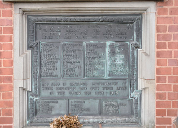 War Memorial of Smethwick Glass Works of Chance Brothers.JPG