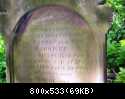 In affectionate remembrance of Lucas the fourth son of Isaac Parkes & Eliza Bloomer
who died on the 13th day of February A.D. 18?70 Aged 1 yr and 8 months
also of George (the rest is unreadable)

Kindly supplied by Steve Cullen