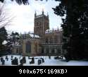 Great Malvern Priory - In the snow