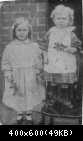 Doris Gwendoline Hodgetts  1 (nee Hill) & sister Ann Florella